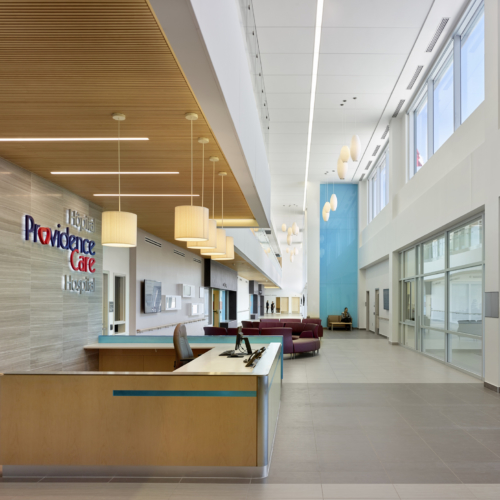 recent Providence Care Hospital, DBFM healthcare design projects