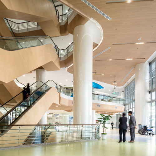recent Thonburi Bamrungmuang Hospital healthcare design projects