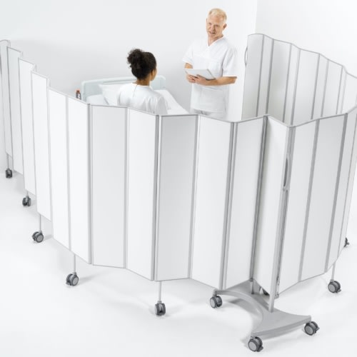 Mobile Double Folding Screen by Silentia