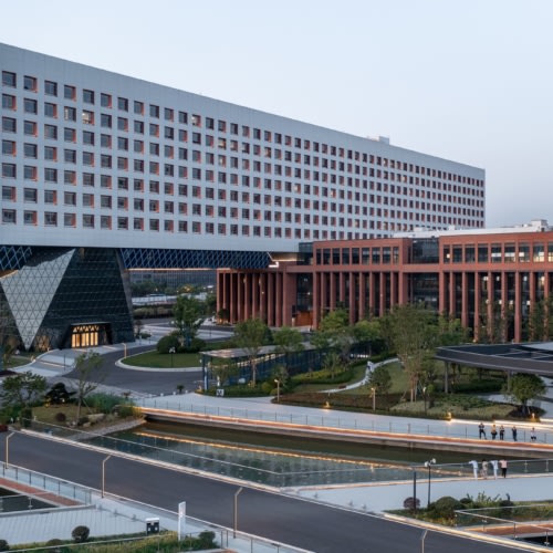 recent Zhejiang University School of Medicine First Affiliated Hospital Yuhang & Medical Research Center healthcare design projects