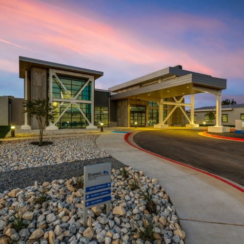 recent Everest Rehabilitation Hospital healthcare design projects