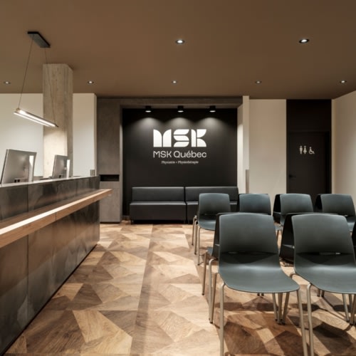 recent Clinique MSK Québec healthcare design projects