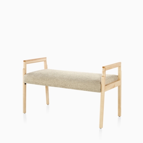 Nemschoff Monarch Bench by Herman Miller
